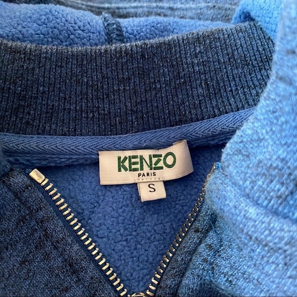 KENZO Men's sz S Embroidered Tiger Zip Up HOODIE - Picture 8 of 15